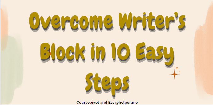 How to overcome writer's block